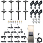 6 Spotlights, 8 Path Lights, 1 Transformer Complete Kit