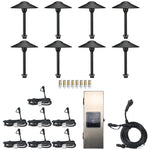 8 Path Lights, 1 Transformer Complete Kit