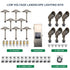 6 Spotlights, 8 Path Lights, 1 Transformer Kit