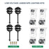 4 Pagoda Path Lights Expansion Kit
