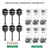 6 Pagoda Path Lights Expansion Kit