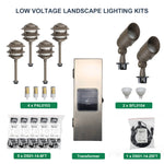 2 Spotlights, 4 Pagoda Lights, 1 Transformer Kit