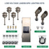2 Spotlights, 4 Pagoda Lights, 1 Transformer Kit
