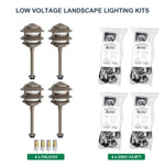 4 Pagoda Path Lights Expansion Kit