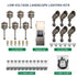 6 Spotlights, 6  Pagoda Lights, 1 Transformer Kit