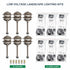 6 Pagoda Path Lights Expansion Kit