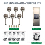 6 Pagoda Path Lights, 1 Transformer Kit