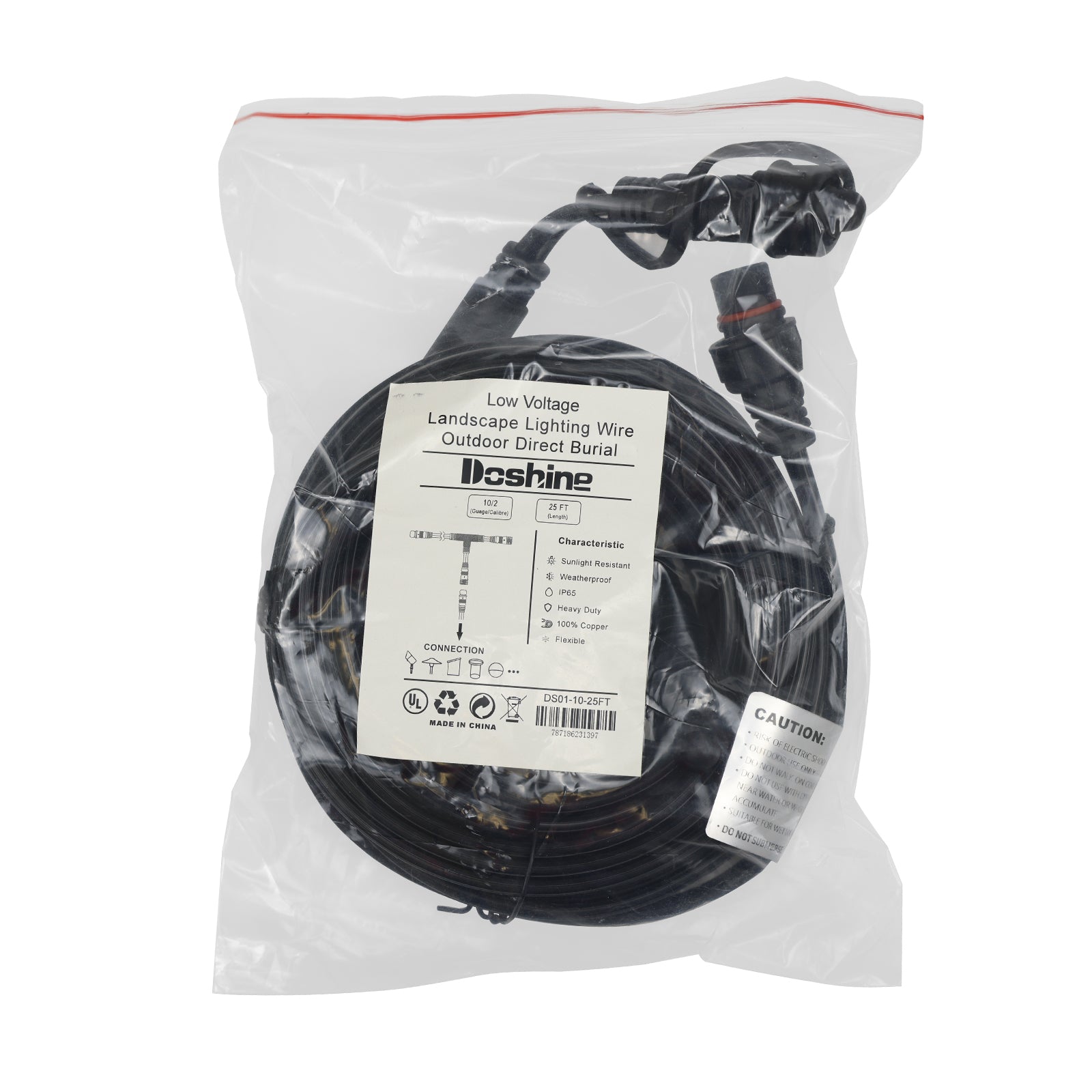 Lumina Lighting Easy Connecting Wire( ECW)  10/2  25FT direct burial wire