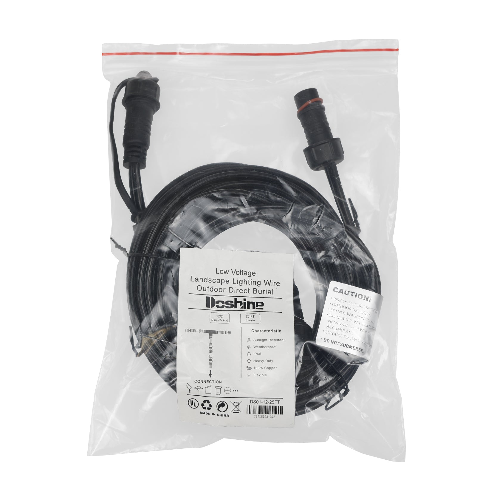 Lumina Lighting Easy Connecting Wire( ECW) 12/2 25FT direct burial wire