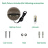 Lumina Lighting® 3W Low Voltage LED Deck Lights | 12V AC/DC | Replaceable LED Bulb Included | DSL0103-BZLED123W (Bronze, 12-Pack)