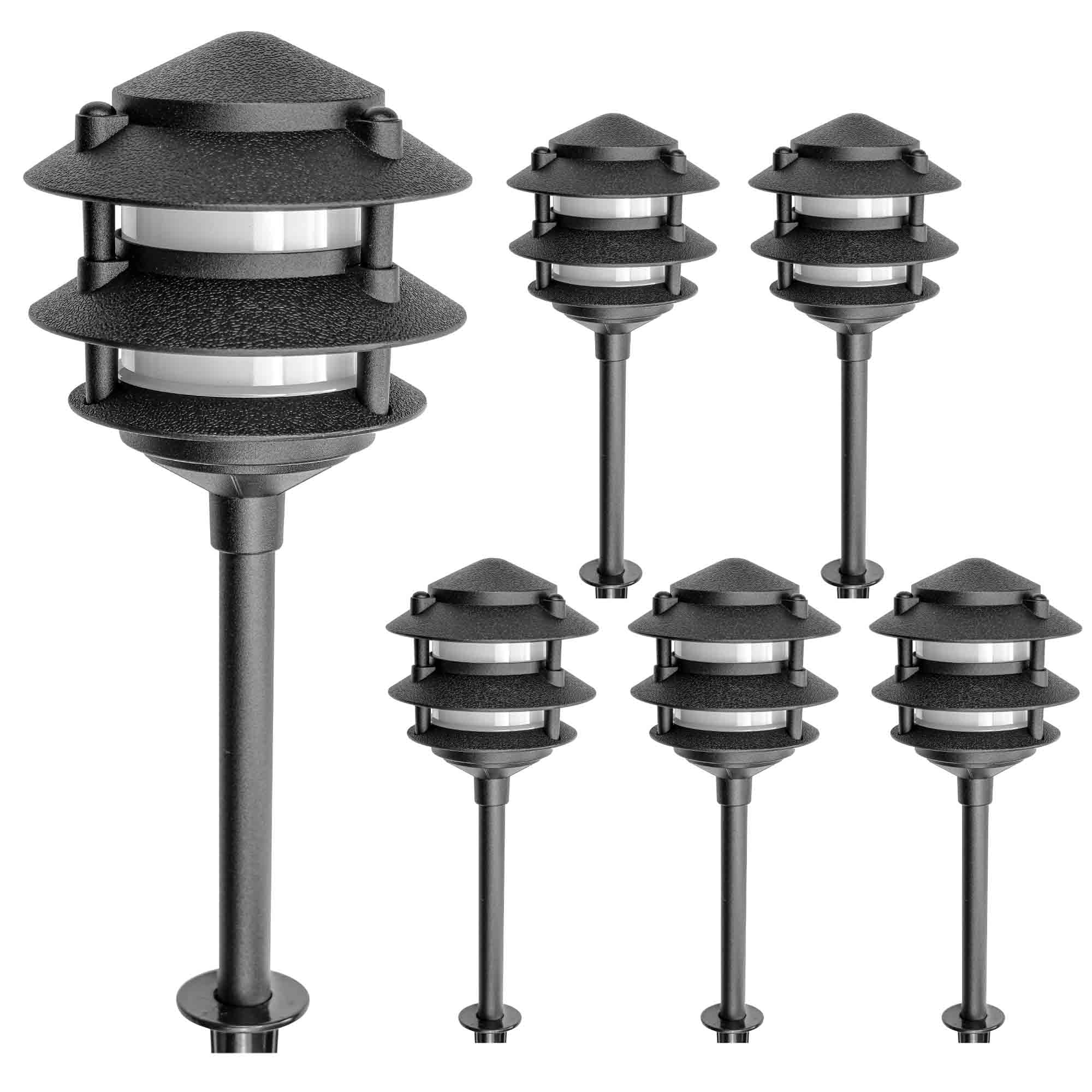 Low Voltage LED Pagoda Pathway Light - PAL0103