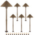 Lumina Lighting® 3W Low Voltage LED Pathway Lights 12V Replaceable LED Bulb Included PAL0105-BZLED6 (Bronze, 6-Pack)