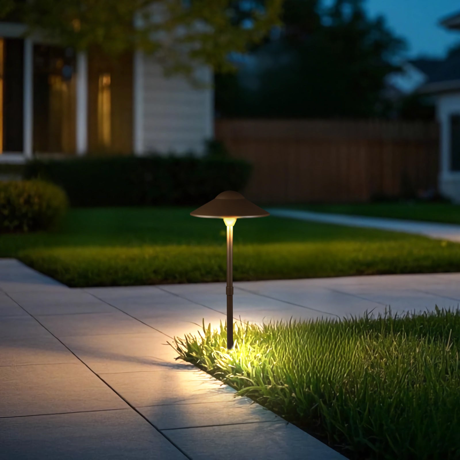 Lumina Lighting® 3W Low Voltage LED Pathway Lights 12V Replaceable LED Bulb Included PAL0108-BZLED8 (Bronze, 8-Pack)