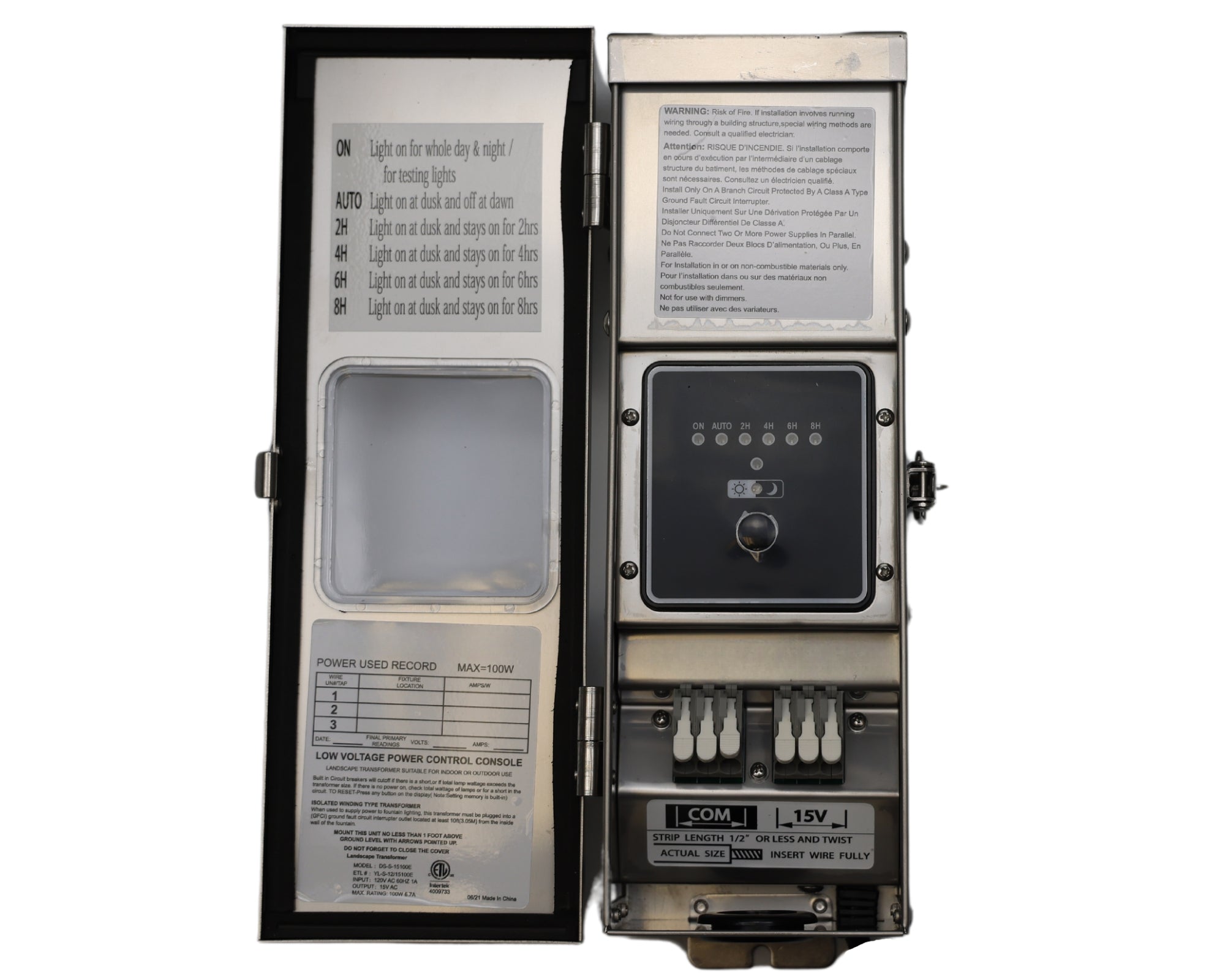 2 Spotlights SFL0104-BKLED, 4 Pagoda Path Lights, 1 Transformer