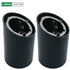 Lumina Lighting® Low Voltage Landscape Well Lights  | Adjustable Outdoor In-Ground Light WIL0101-2 (Black, 2-Pack)