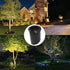 Lumina Lighting® Low Voltage Landscape Well Lights  | Adjustable Outdoor In-Ground Light WIL0102-2 (Black, 2-Pack)